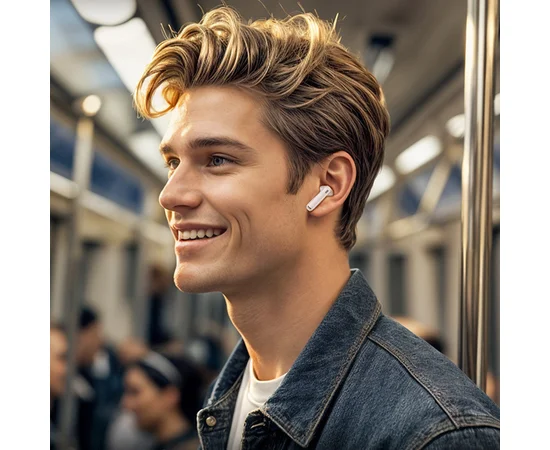 Беспроводные TWS наушники BOROFONE FQ7 Treasure ANC+ENC White