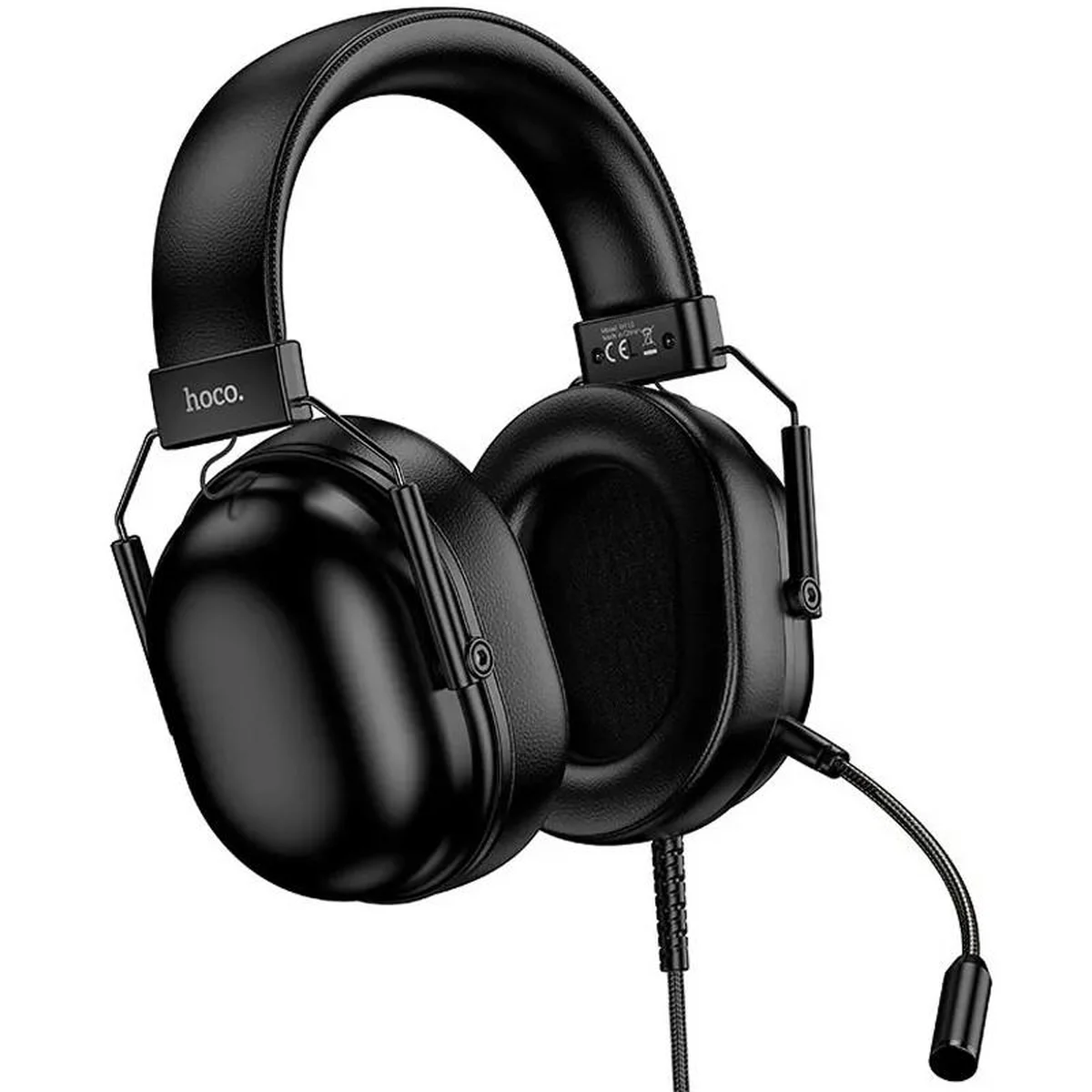 Накладные наушники Hoco W113 Dynamic (USB7.1+3.5mm/2m) Black