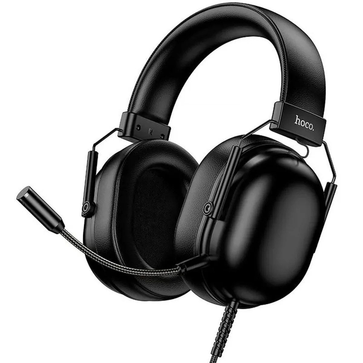 Накладные наушники Hoco W113 Dynamic (USB7.1+3.5mm/2m) Black