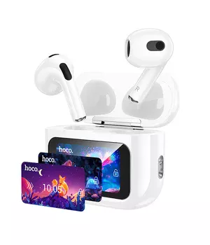 Беспроводные TWS наушники Hoco EW81 Elegant with Touch Screen ANC White