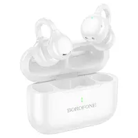 Беспроводные TWS наушники Borofone BW95 Cancion clip-on White