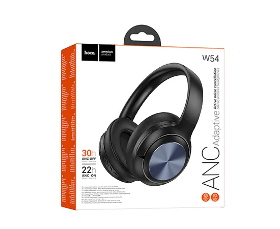 Накладні бездротові навушники Hoco W54 Young ANC Black