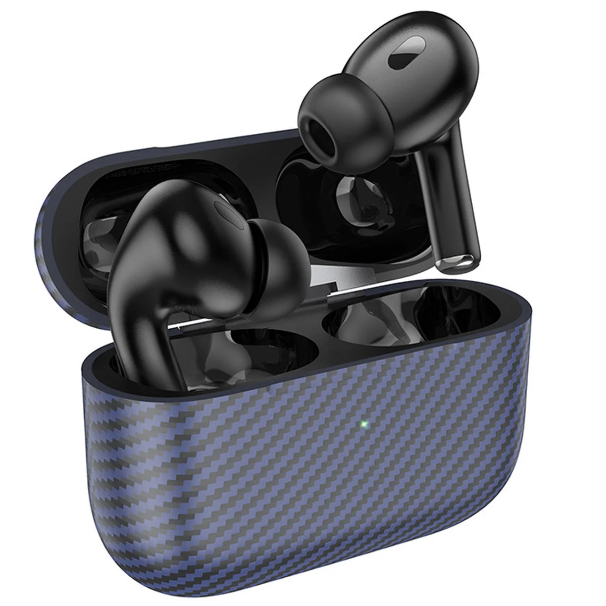 Беспроводные TWS наушники Hoco EW47 Plus (carbon fiber pattern version) Blue