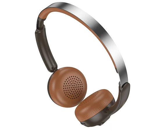 Накладні бездротові навушники Hoco W62 Verso retro Brown