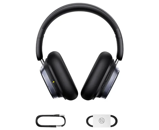 Накладні бездротові навушники Baseus Bowie H1s Noise-Cancellation (A00075301) Cluster Black