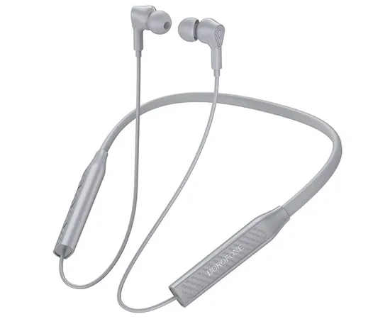 Bluetooth наушники Borofone BE59 Rhythm neckband Gray