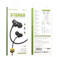 Навушники Borofone BM62 Prosperity universal Obsidian Black