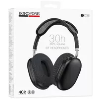 Накладні бездротові навушники Borofone BO36 Tone Black