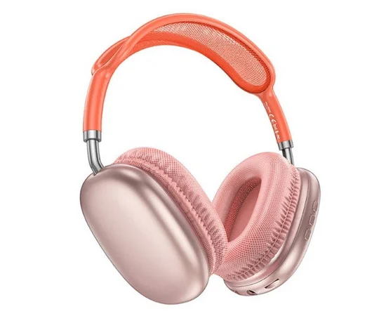 Накладні бездротові навушники BOROFONE BO22 Plus Elegant Pink