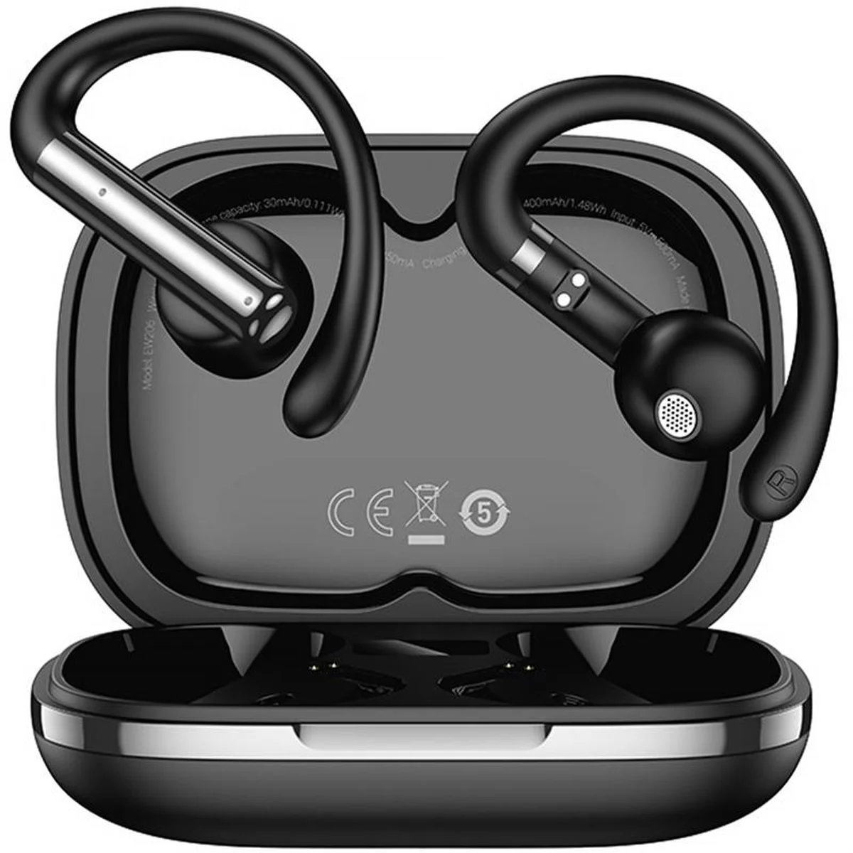 Бездротові TWS навушники Hoco EW206 Mist sport Black