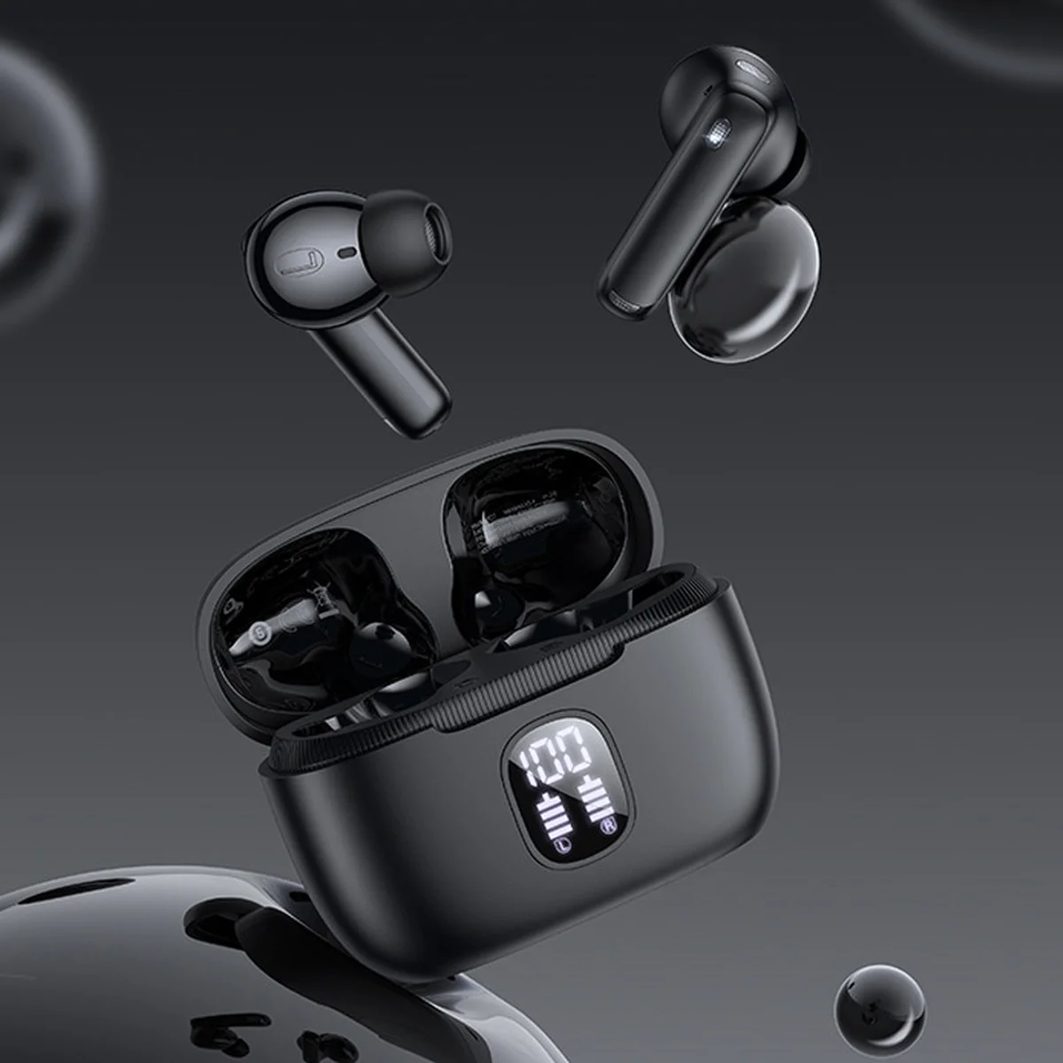 Беспроводные TWS наушники BOROFONE FQ7 Treasure ANC+ENC Black