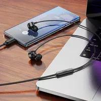 Навушники Borofone BM94 Sonar universal (Type-C/1.2m) Black