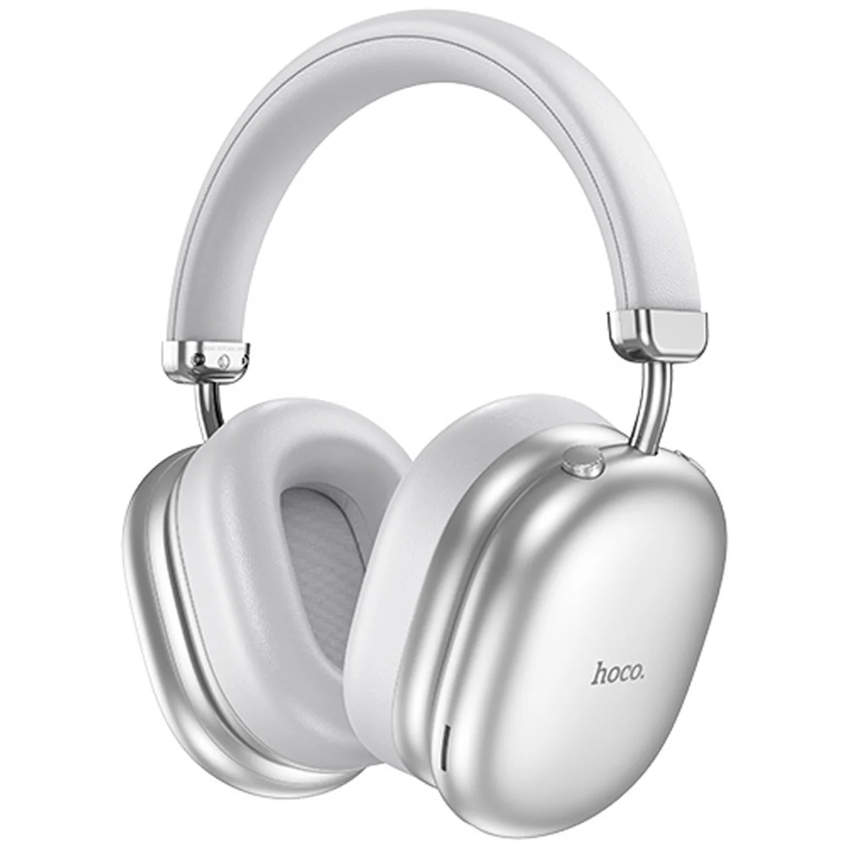 Накладні бездротові навушники Hoco W35 Max Auspicious ANC Silver