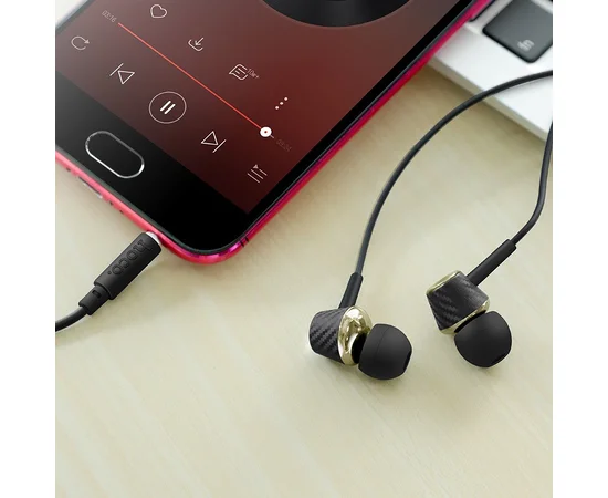 Стерео Наушники Hoco M70 with microphone Черный