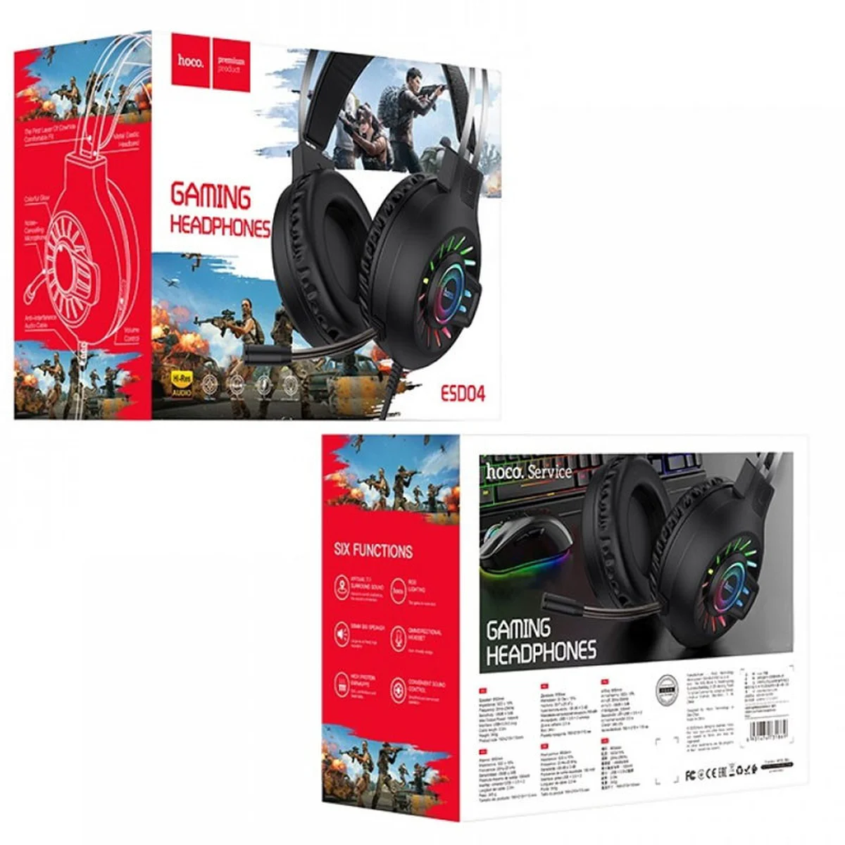 Стерео Наушники Hoco ESD04 Черный