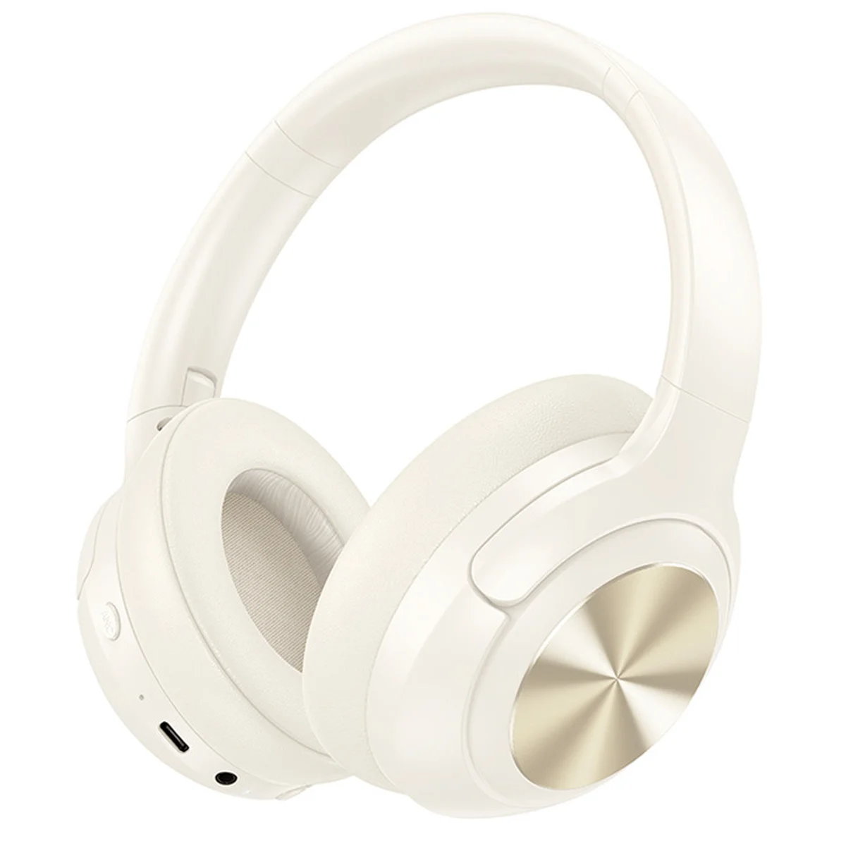 Накладные беспроводные наушники Hoco W54 Young ANC Milky White