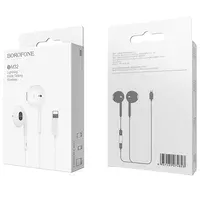 Навушники Borofone BM32 Plus Lightning Білий