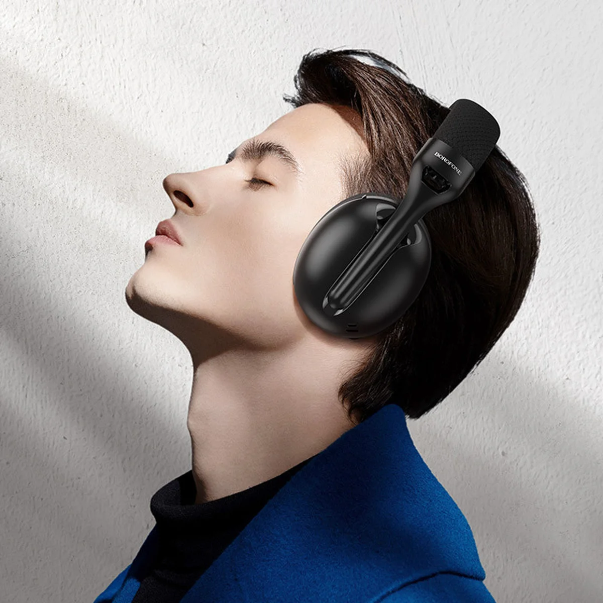 Накладні бездротові навушники BOROFONE BO30 Magic light Black