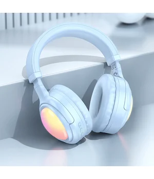 Накладні бездротові навушники Hoco W48 Focus Blue