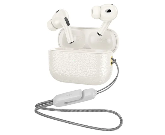 Бездротові навушники TWS Hoco EQ9 Plus Duke ANC Milky White