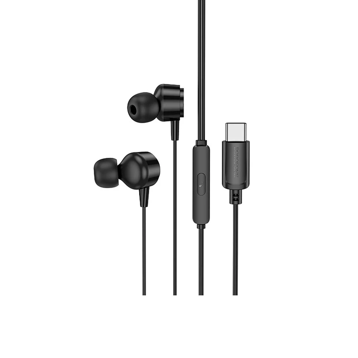 Навушники Borofone BM94 Sonar universal (Type-C/1.2m) Black
