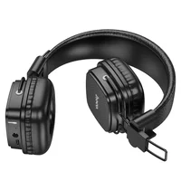 Накладні бездротові навушники Hoco W56 Earl Black