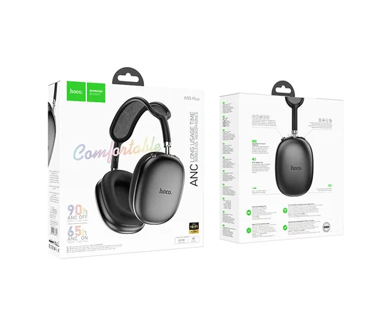 Накладні бездротові навушники Hoco W55 Plus Happiness ANC noise reduction