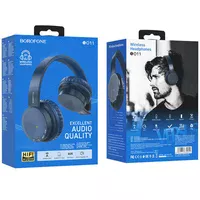 Bluetooth навушники BOROFONE BO11 Blue