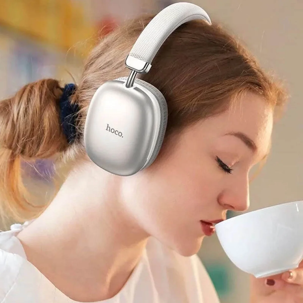 Bluetooth наушники HOCO W35 Серебряный