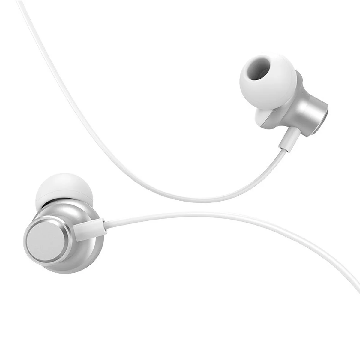 Стерео Наушники Hoco M44 Magic Sound Серебряный