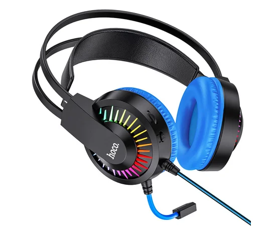 Стерео Навушники Hoco W105 Joyful Синій