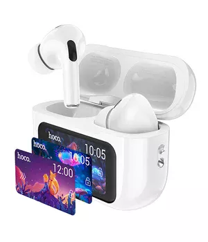 Бездротові TWS навушники Hoco EW72 Lite Soar with Touch Screen White
