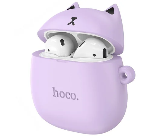 Bluetooth наушники Hoco EW45 TWS Lilac Cat