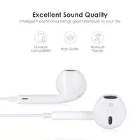 Гарнітура EarX для Apple iPhone з регулюванням гучності, роз'єм Lightning, (box) Білий