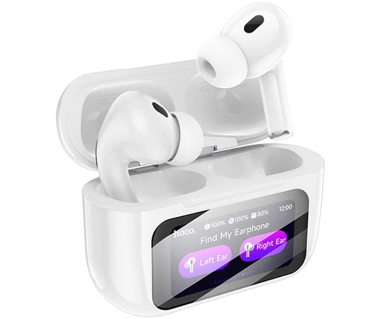 Беспроводные TWS наушники Hoco EW72 Lite Soar with Touch Screen White