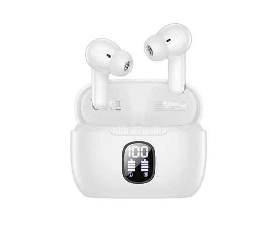 Беспроводные TWS наушники BOROFONE FQ7 Treasure ANC+ENC White