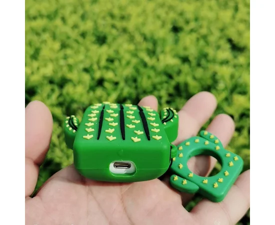Силиконовый футляр Smile Fruits series для наушников AirPods Cactus