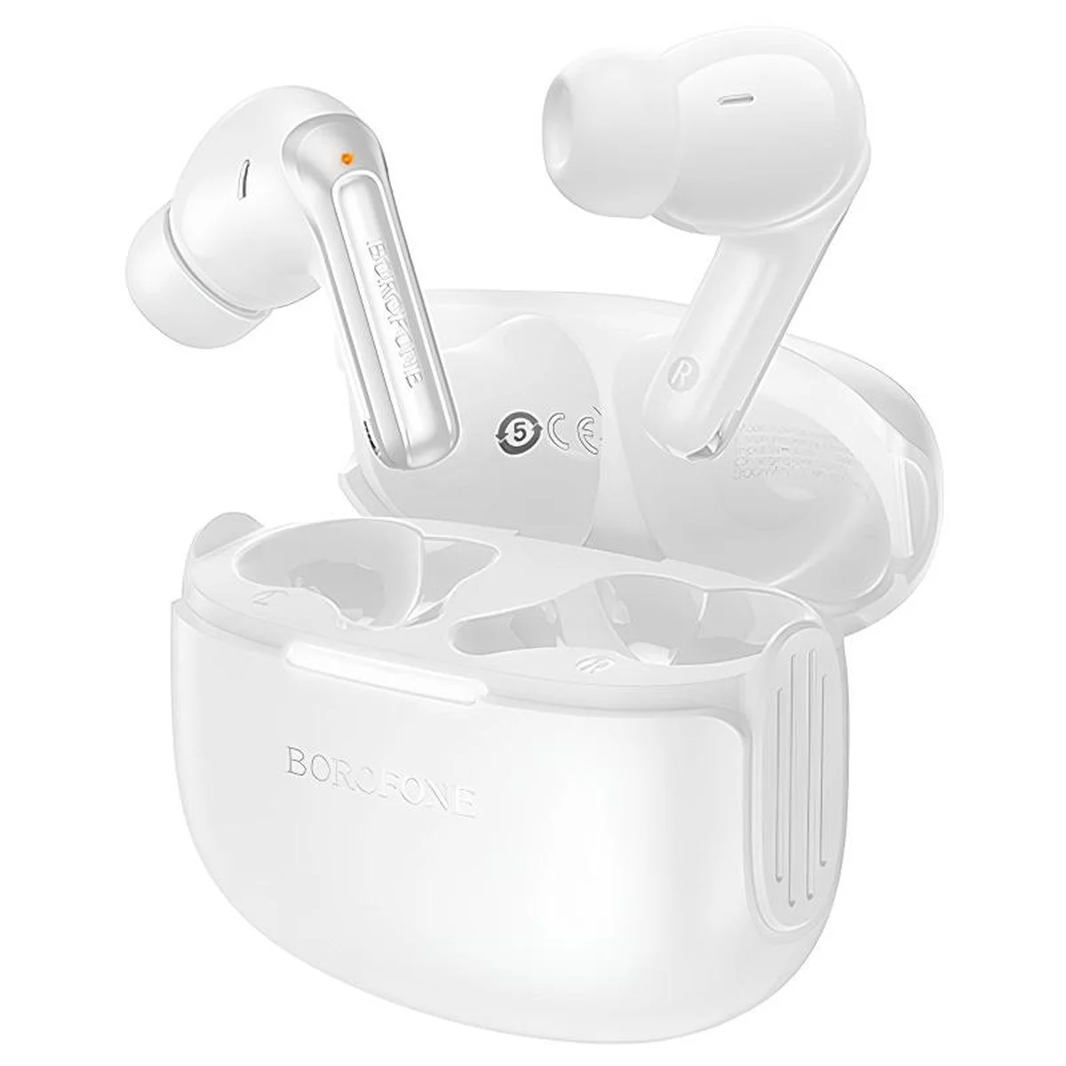 Беспроводные TWS наушники BOROFONE FQ9 Plus Peaceful ANC+ENC White