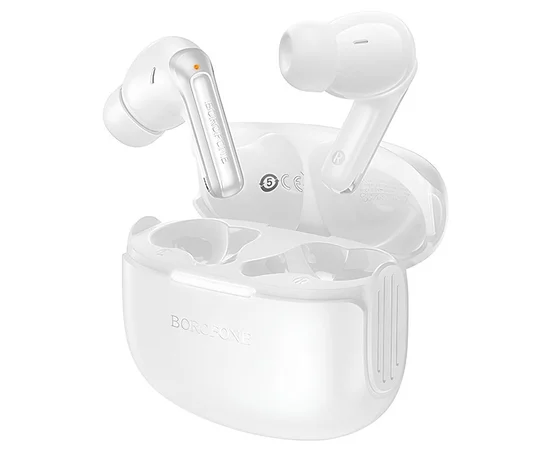 Беспроводные TWS наушники BOROFONE FQ9 Plus Peaceful ANC+ENC White