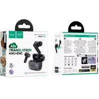 Бездротові навушники TWS Hoco EQ27 Fun ANC+ENC+smart AI translation Metal gray