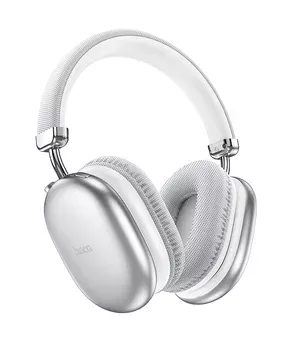 Накладні бездротові навушники Hoco W35 Max Joy Silver