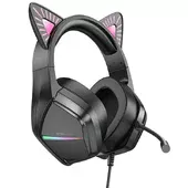 Накладні навушники BOROFONE BO106 Cute cat Phantom Cat