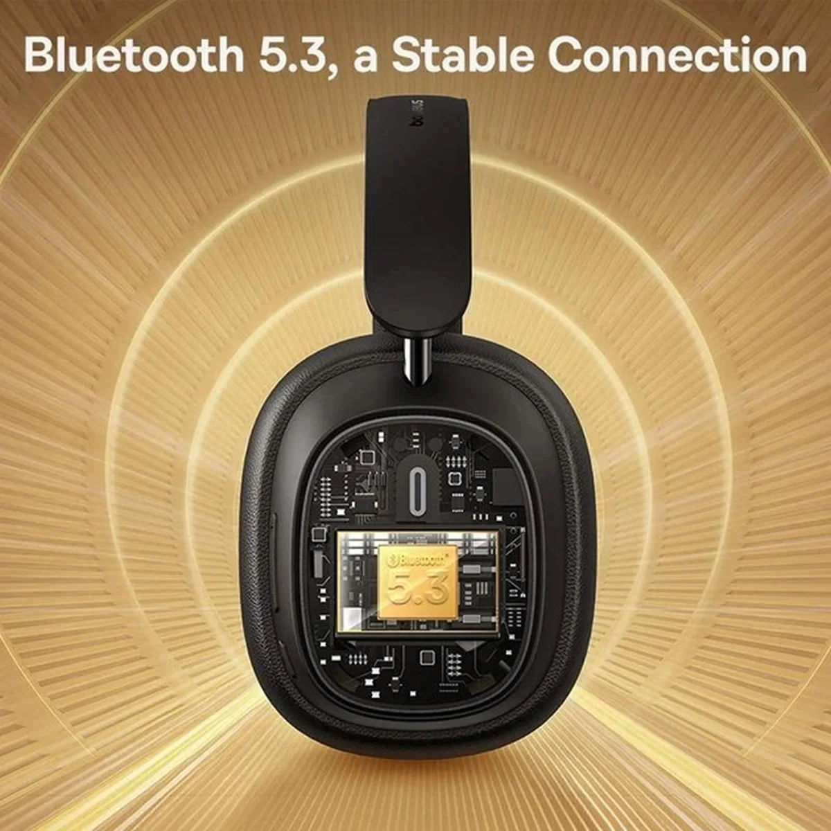 Накладные беспроводные наушники Baseus Bowie H1 Pro Noise-Cancellation (A00050601) Cluster Black