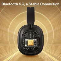Накладные беспроводные наушники Baseus Bowie H1 Pro Noise-Cancellation (A00050601) Cluster Black