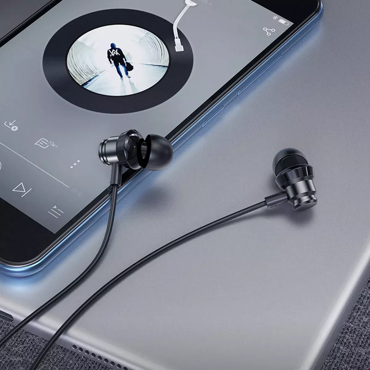 Навушники Borofone BM62 Prosperity universal Obsidian Black