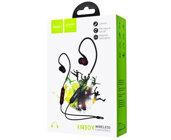 Bluetooth Наушники Hoco ES19 Joy Sound Sports Черный