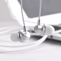 Стерео Наушники Hoco M44 Magic Sound Серебряный