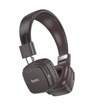 Накладні бездротові навушники Hoco W56 Earl Brown