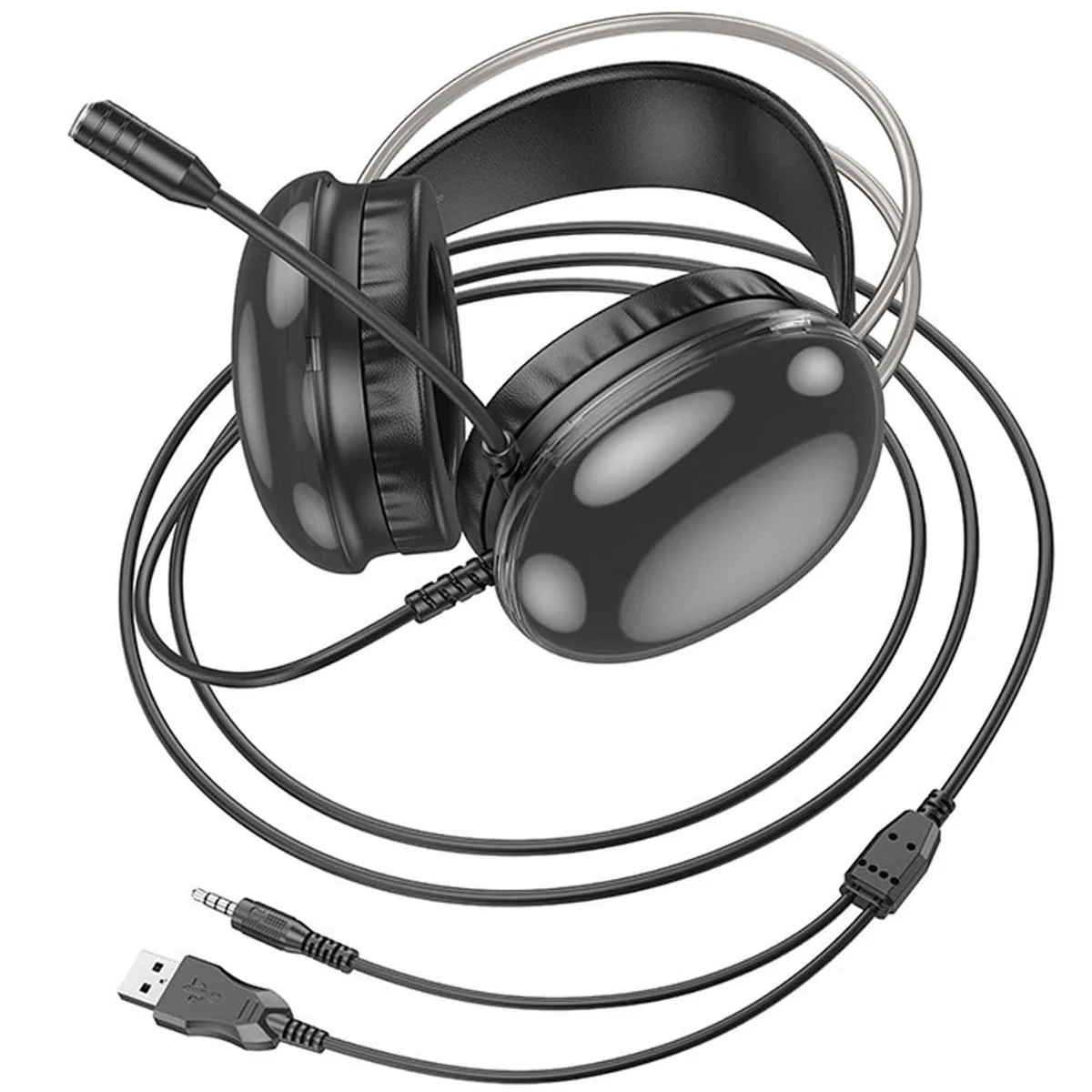 Накладные наушники Hoco W109 Rich gaming Black