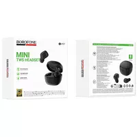 Беспроводные TWS наушники Borofone BW97 Clear Black